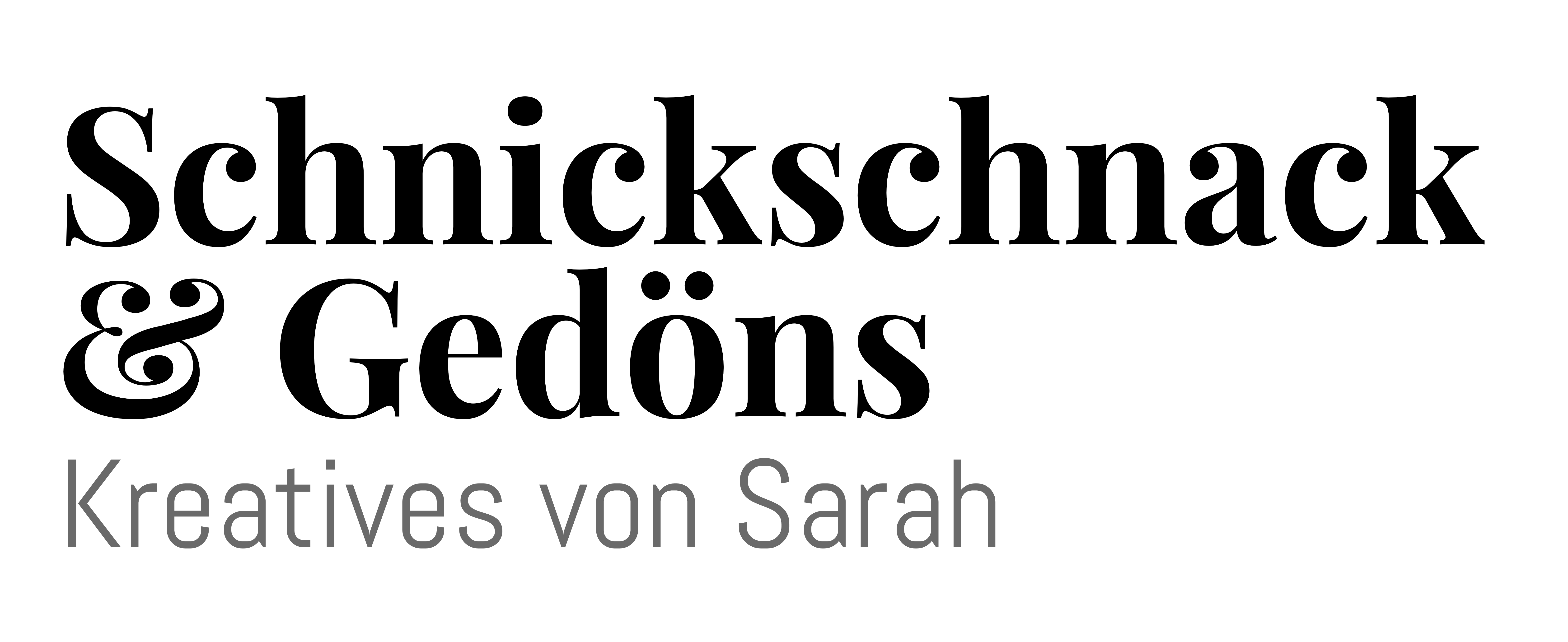 Schnickschnack & Gedöns